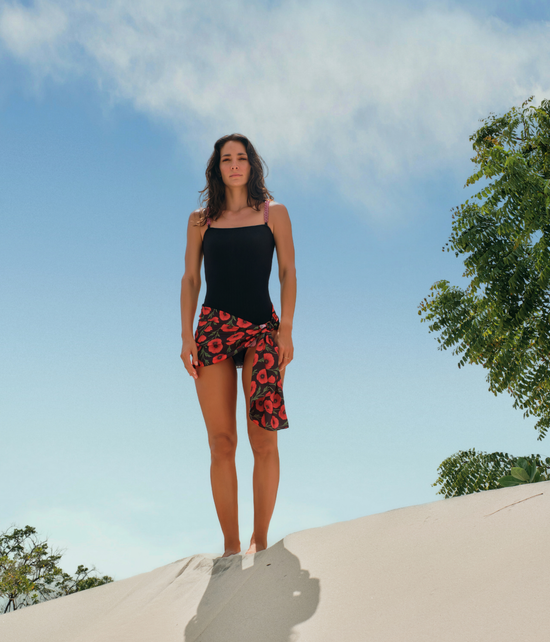 Pareo Mini Black Poppy