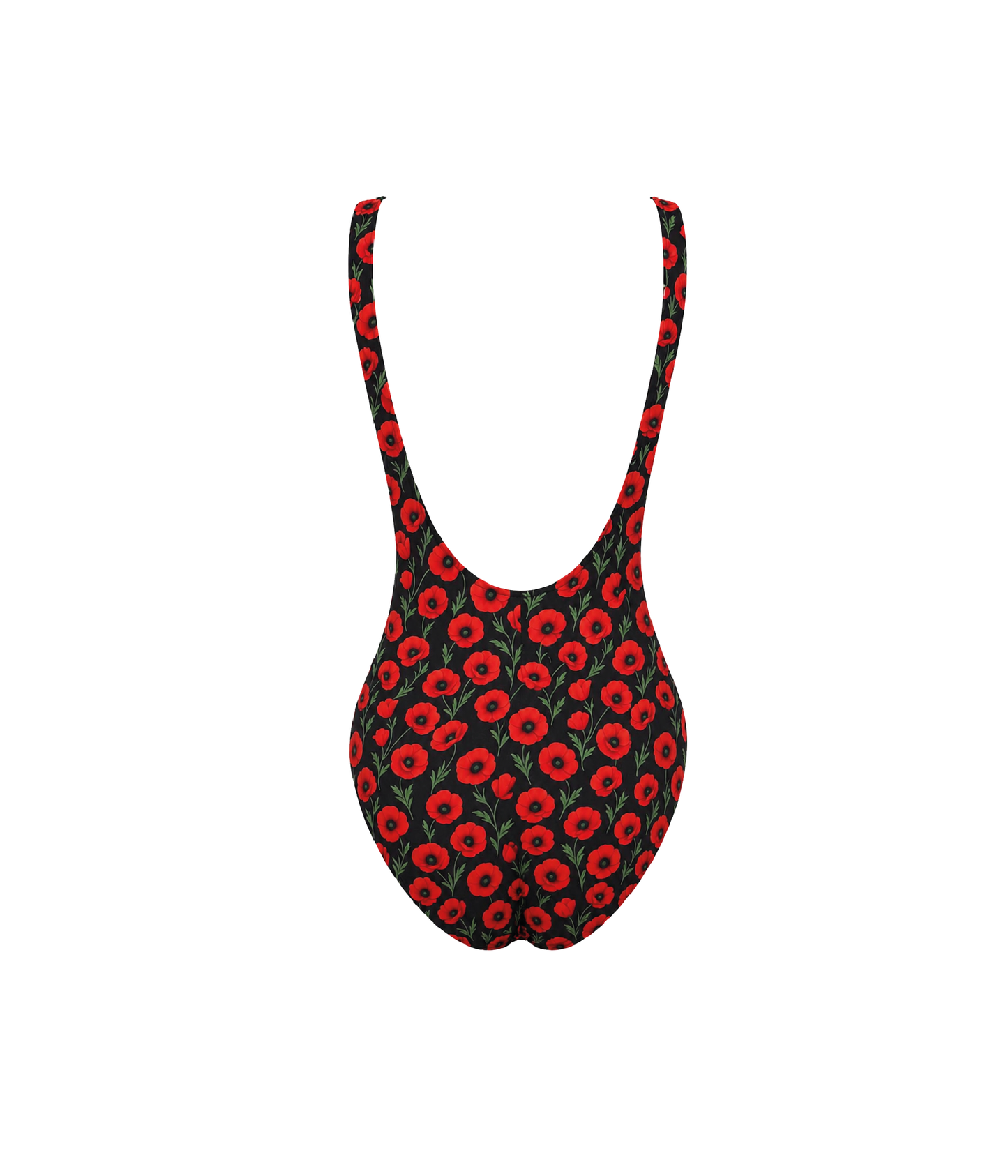 Enterizo Acacia Reversible Black Poppy & White Poppy