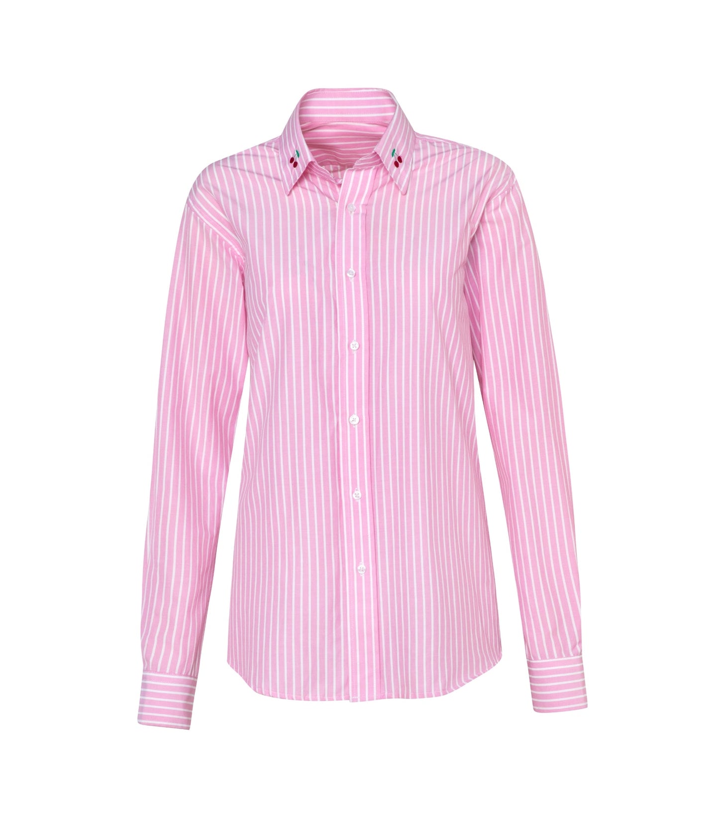 Verdelimon - Camisa - Marion - Rose Stripes - Front