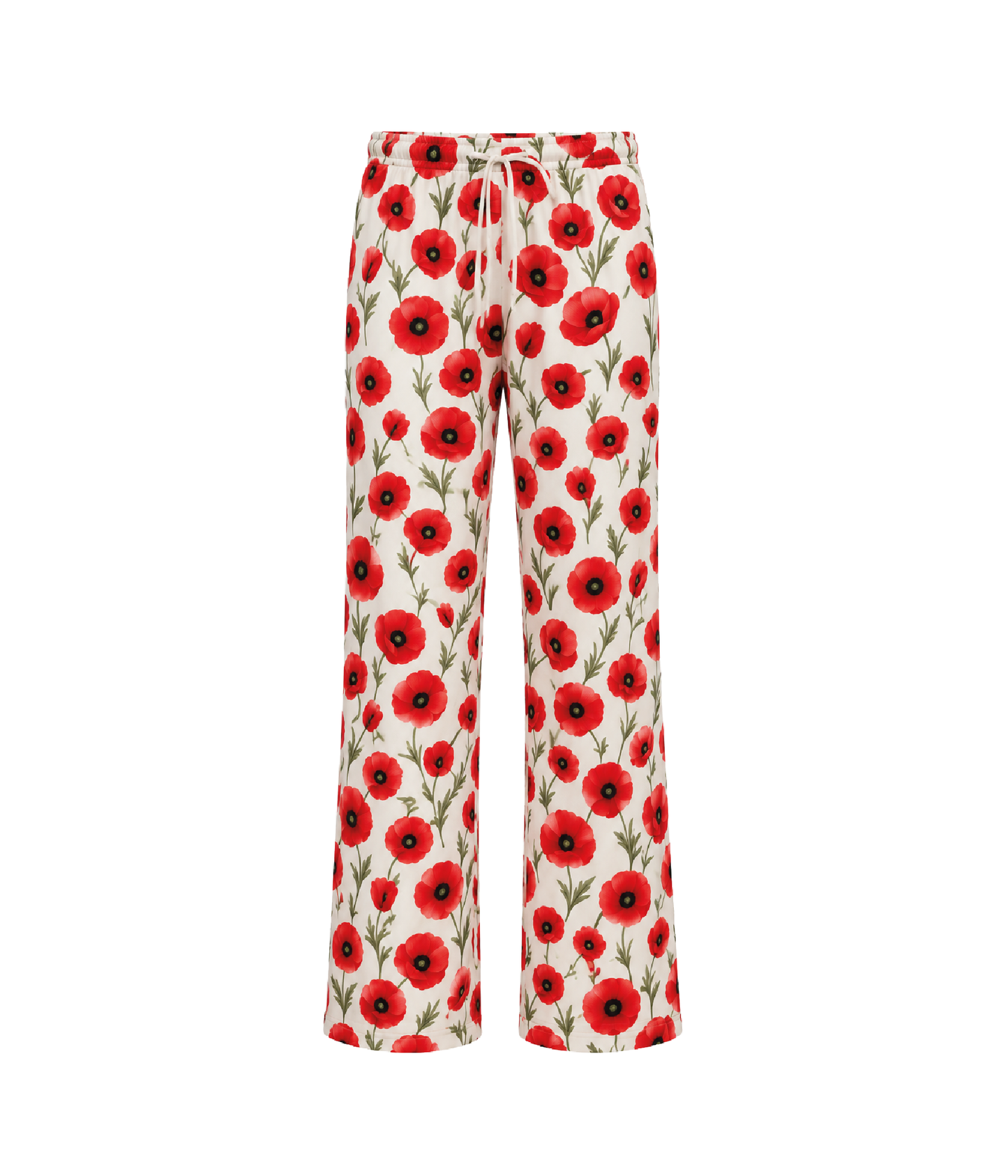 Set Laurel White Poppy