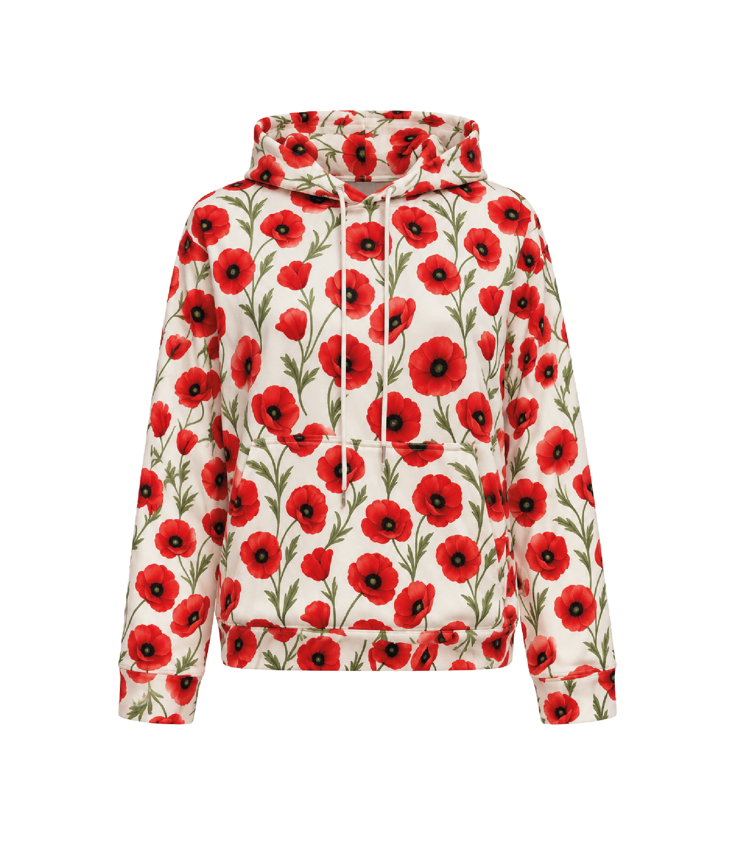 Set Laurel White Poppy