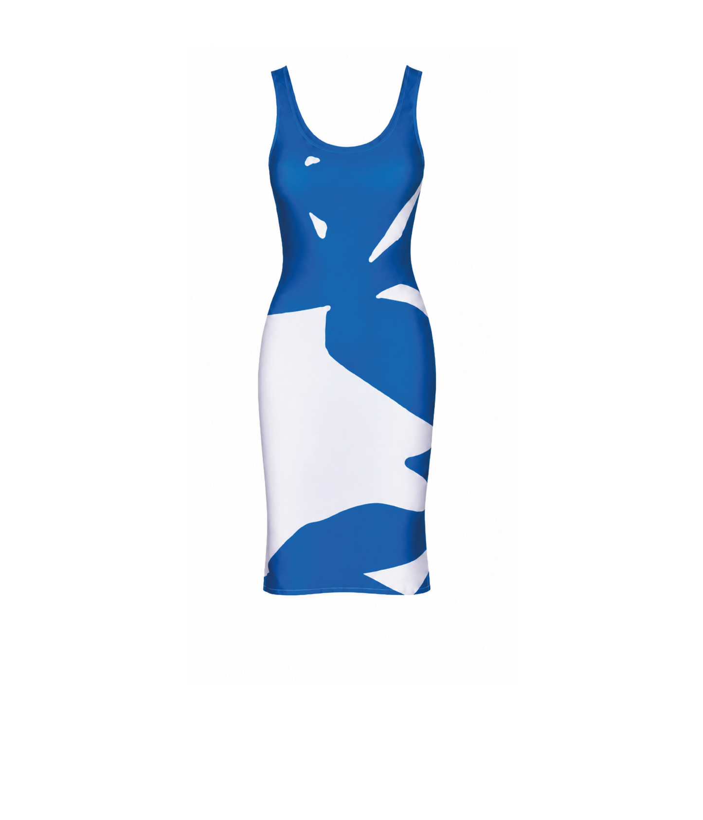 Mini Skin Dress Blue Palms