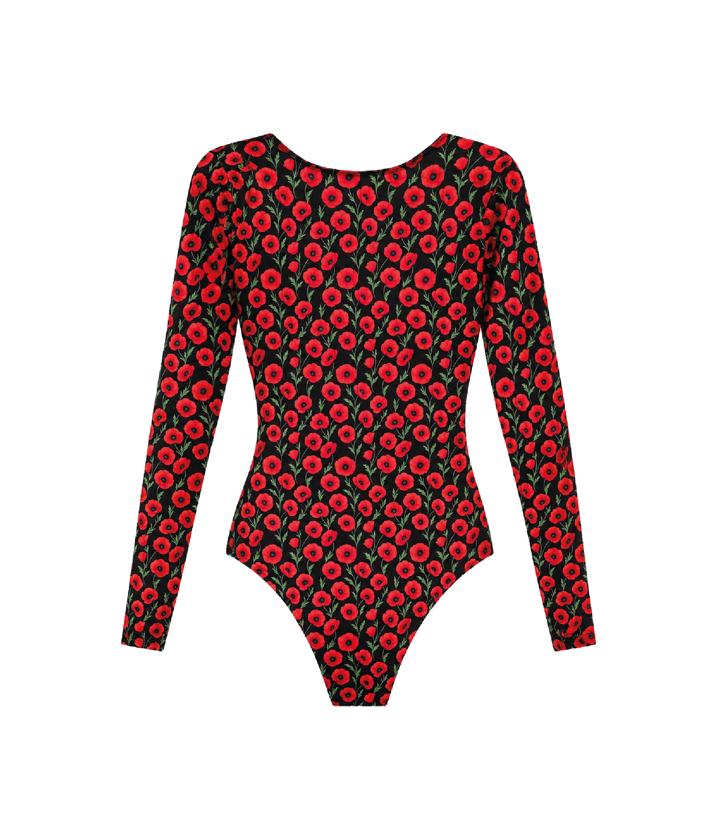 Enterizo Paradiso Black Poppy