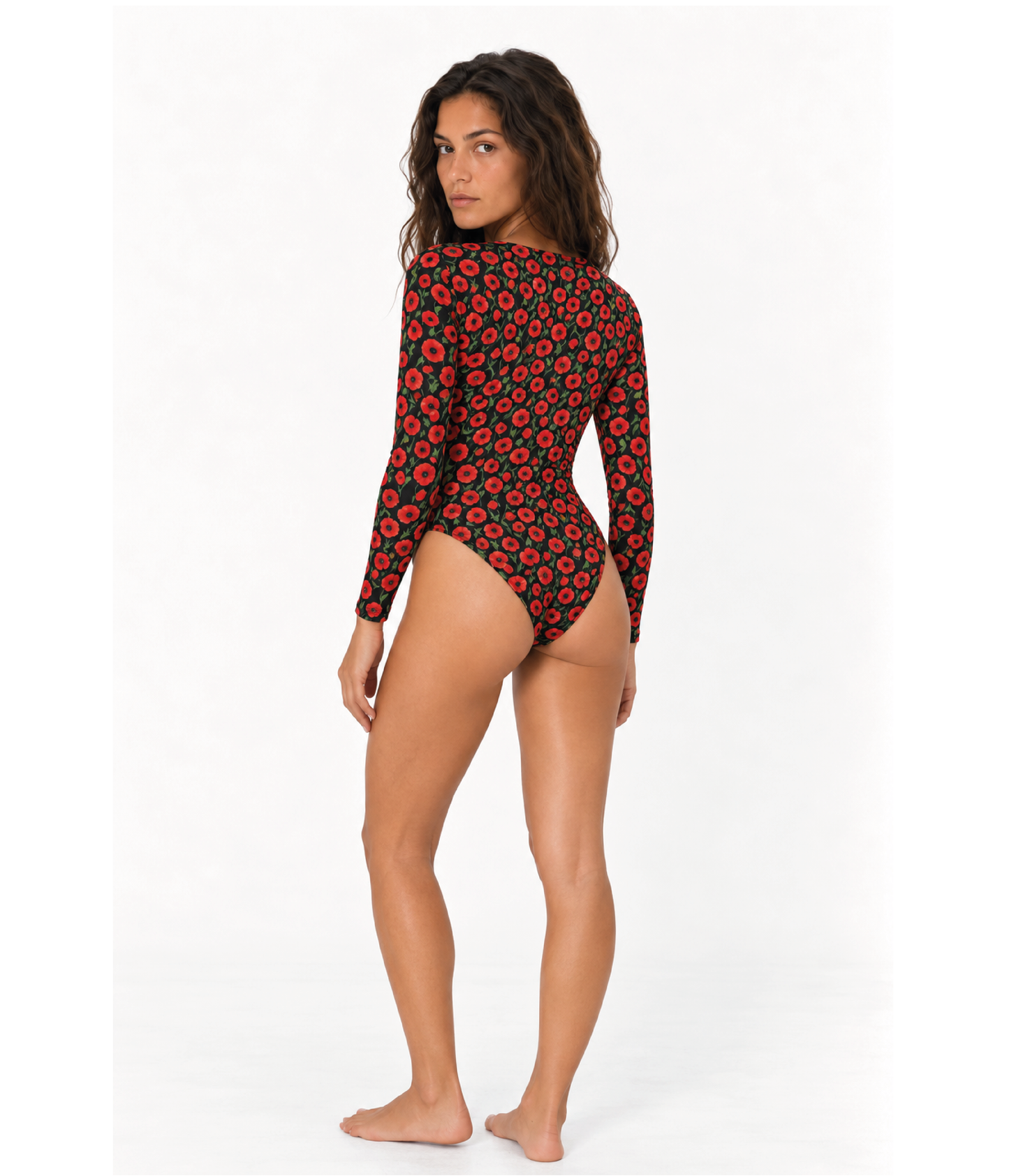 Enterizo Paradiso Black Poppy
