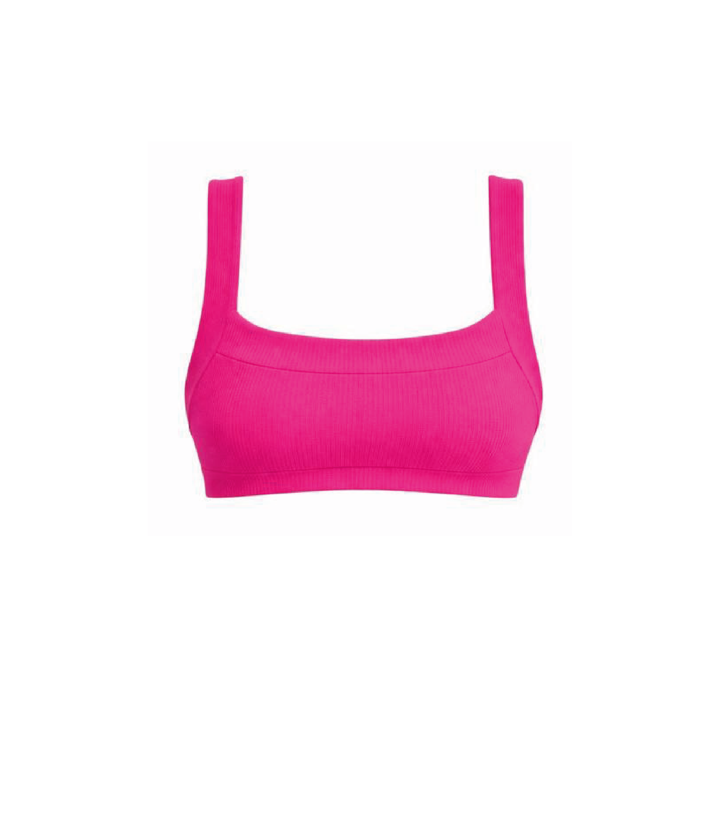 Olivia Top Magenta Rib