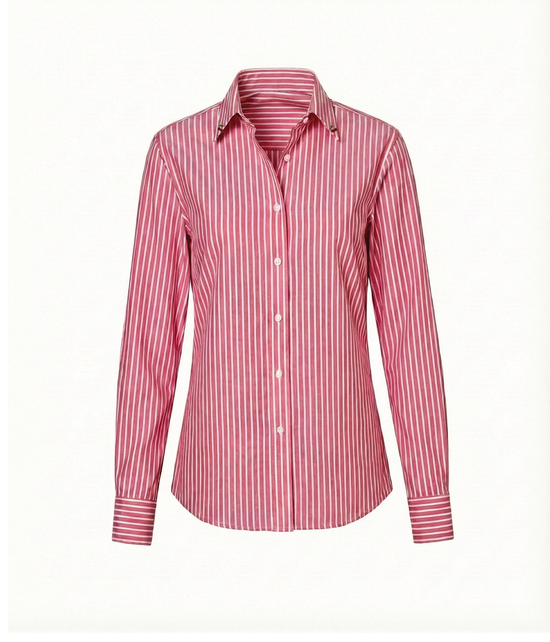 Camisa Marion Red Stripes