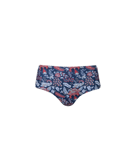 Verdelimon - Bikini Bottom - Angeles - Printed - Blue Floral - Back