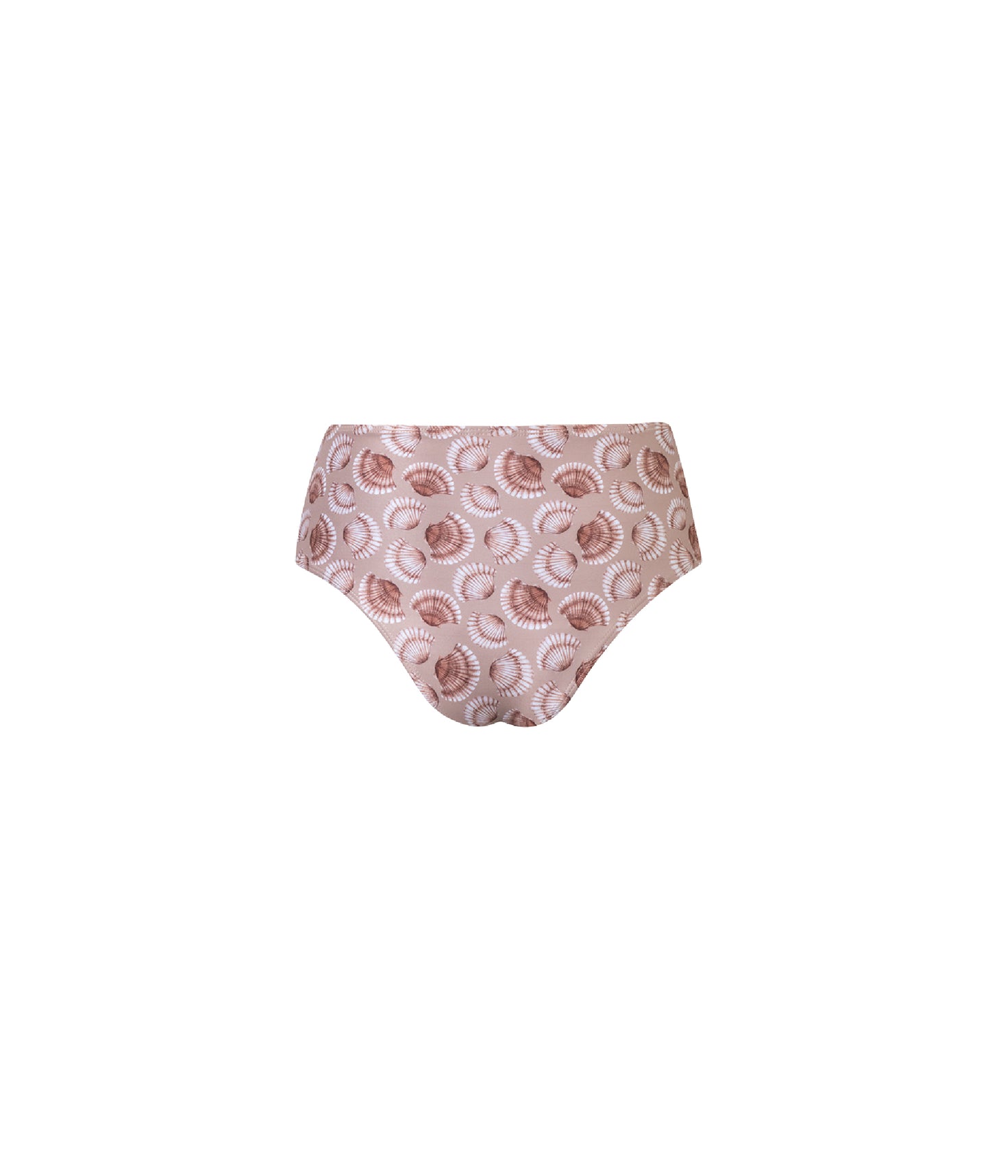Cargar imagen en el visor de la galería, Verdelimon - Bikini Bottom -  Angeles - Printed - Brown Shells - Back
