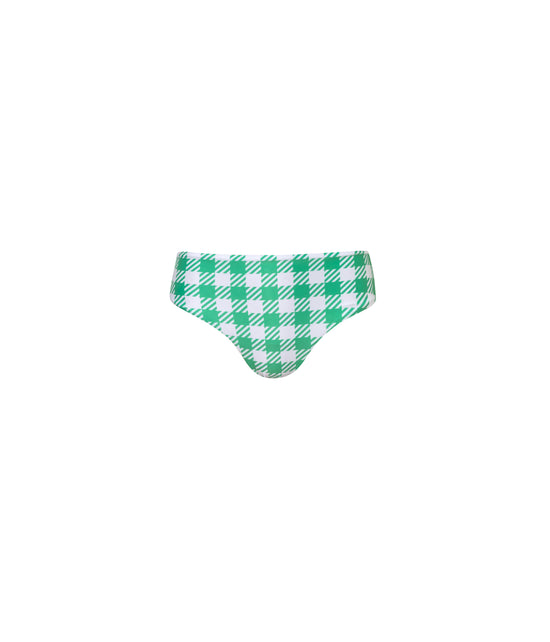 Verdelimon - Bottoms - Angeles - Printed - Green Squares - Front
