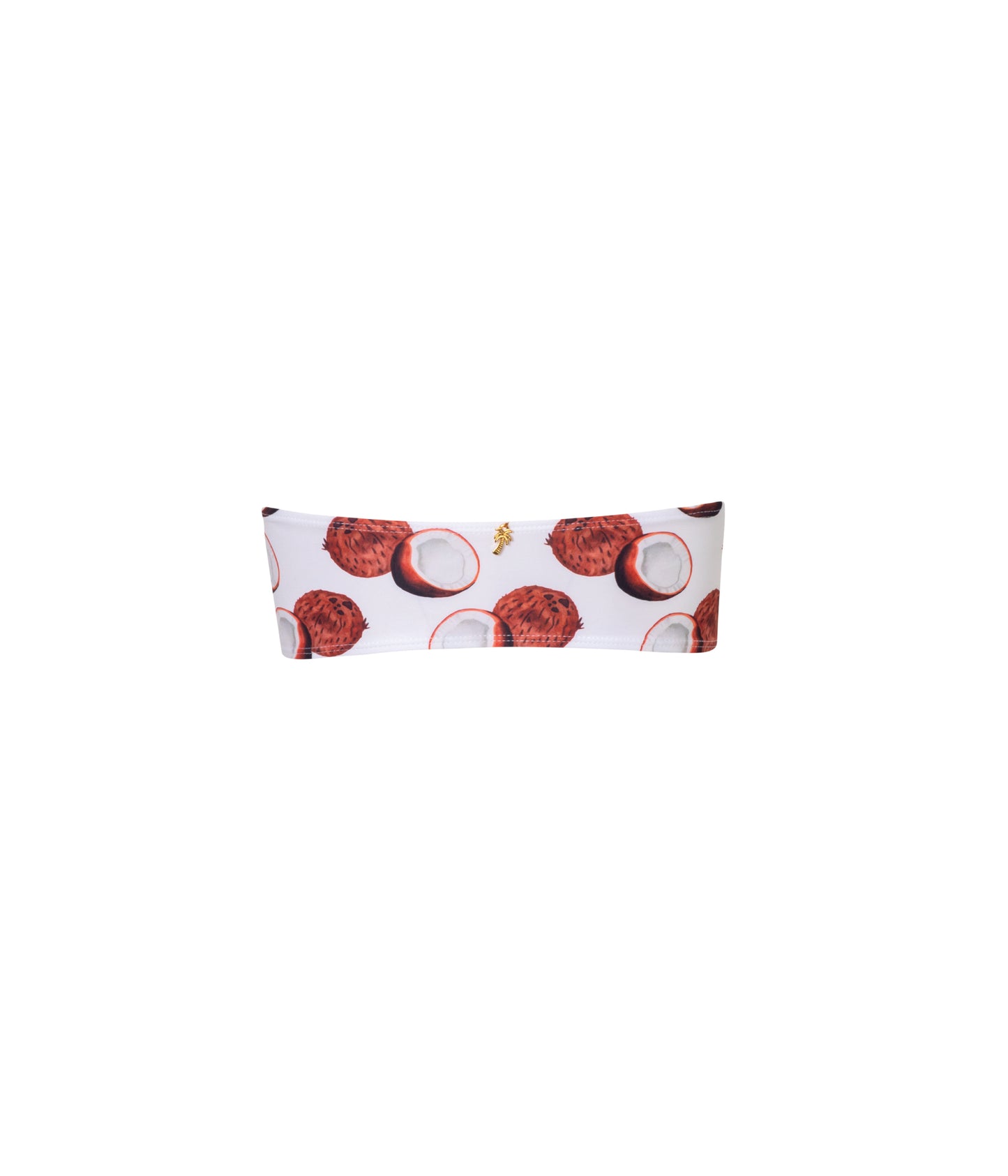 Verdelimon - Bikini Top - Caribe - Printed - White Cocos - Back