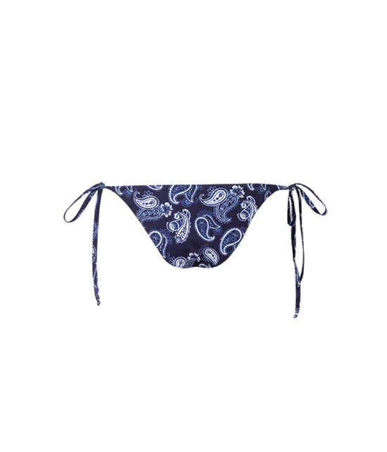 Cargar imagen en el visor de la galería, Verdelimon - Bikini Bottom - Dallas - Printed - Blue Paisley - Back
