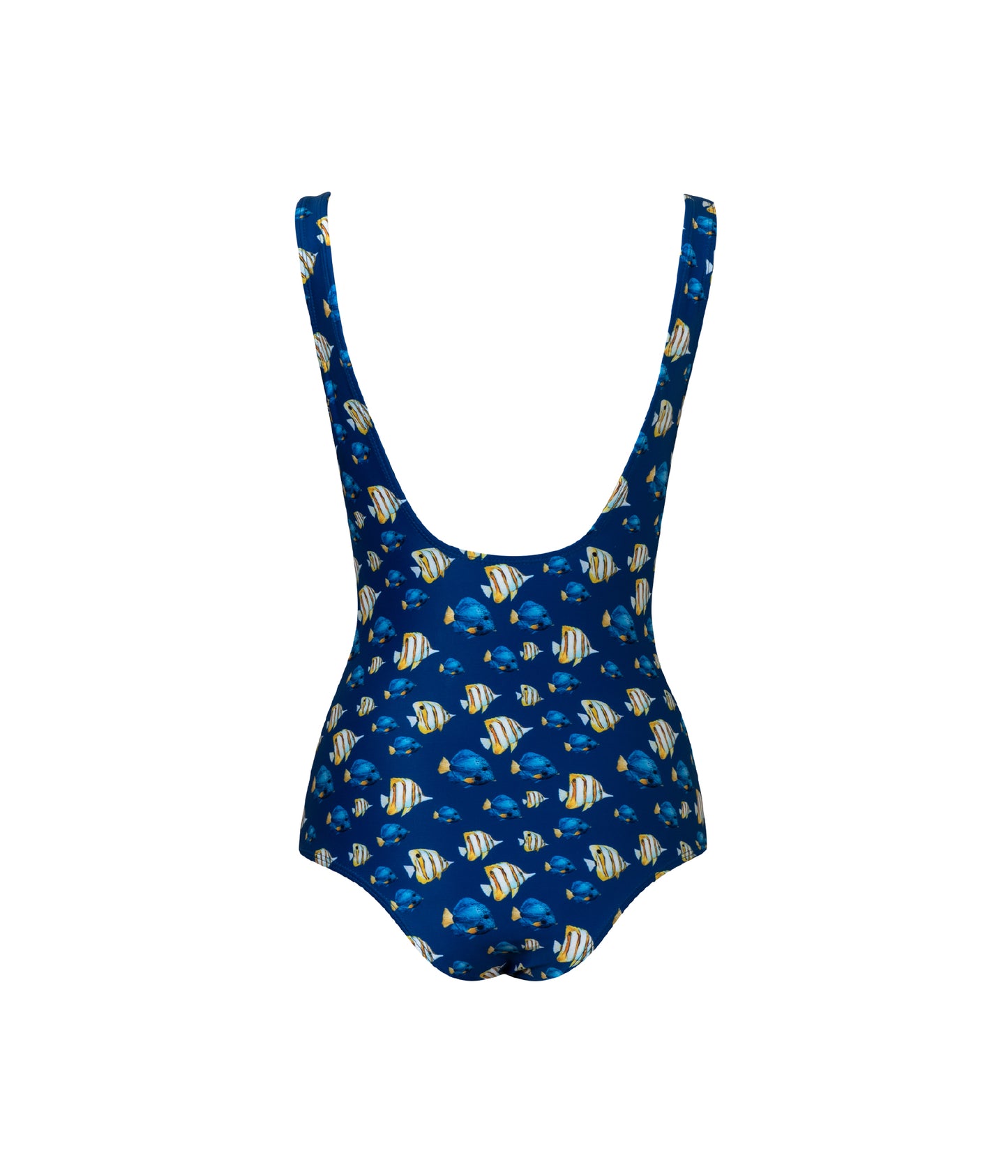 Verdelimon - One Piece - Printed - Bright Blue Fish - Back