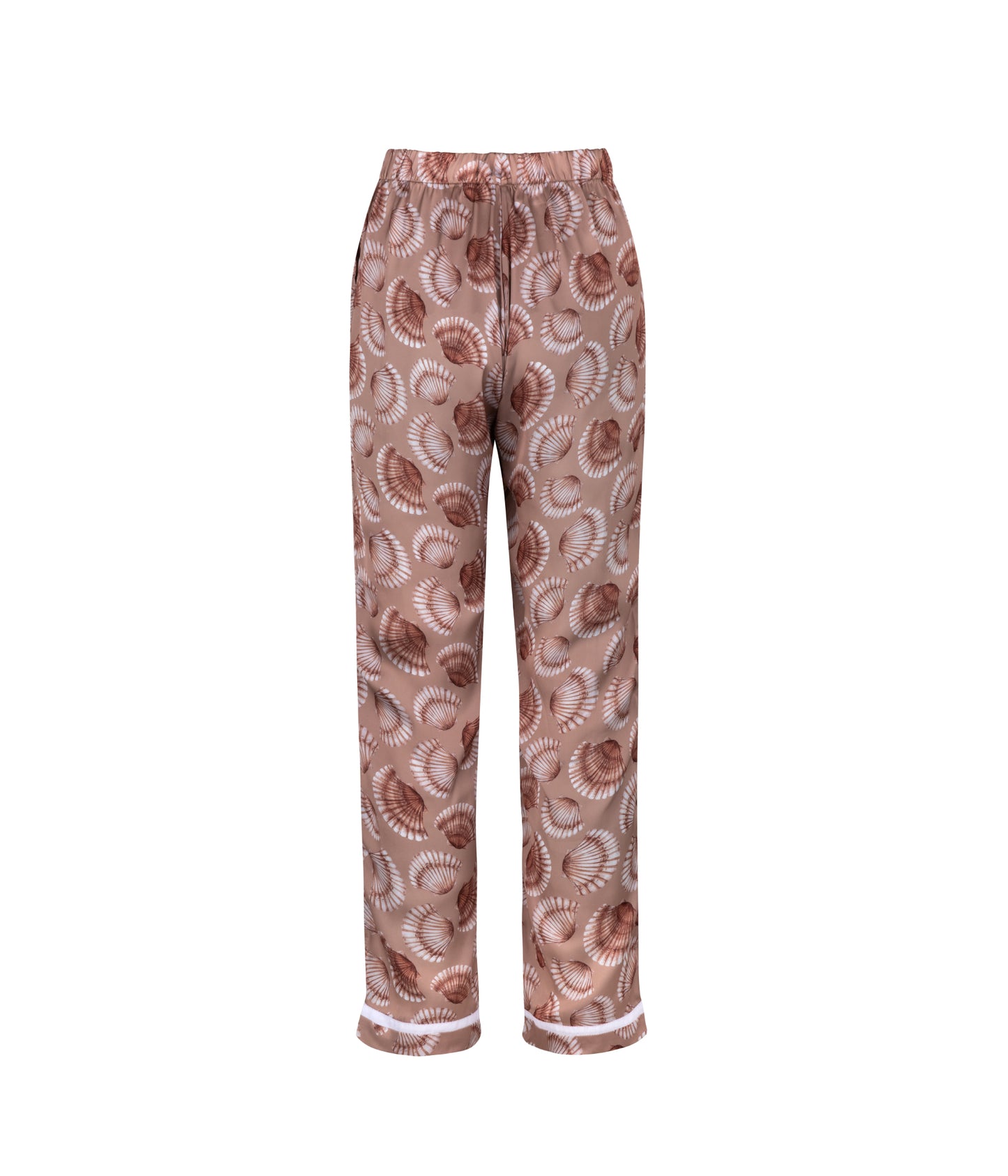 Verdelimon - Pants - Maui - Printed - Brown Shells - Back