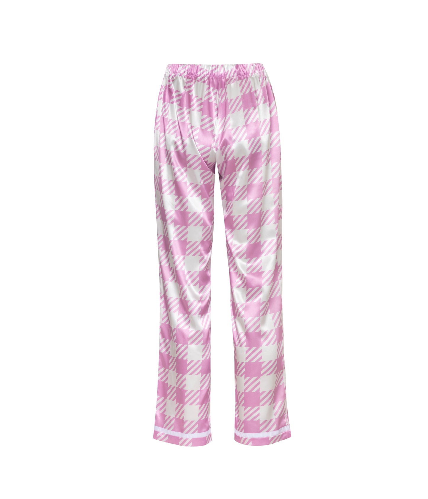 Verdelimon - Pants - Maui - Printed - Pink Squares - Back