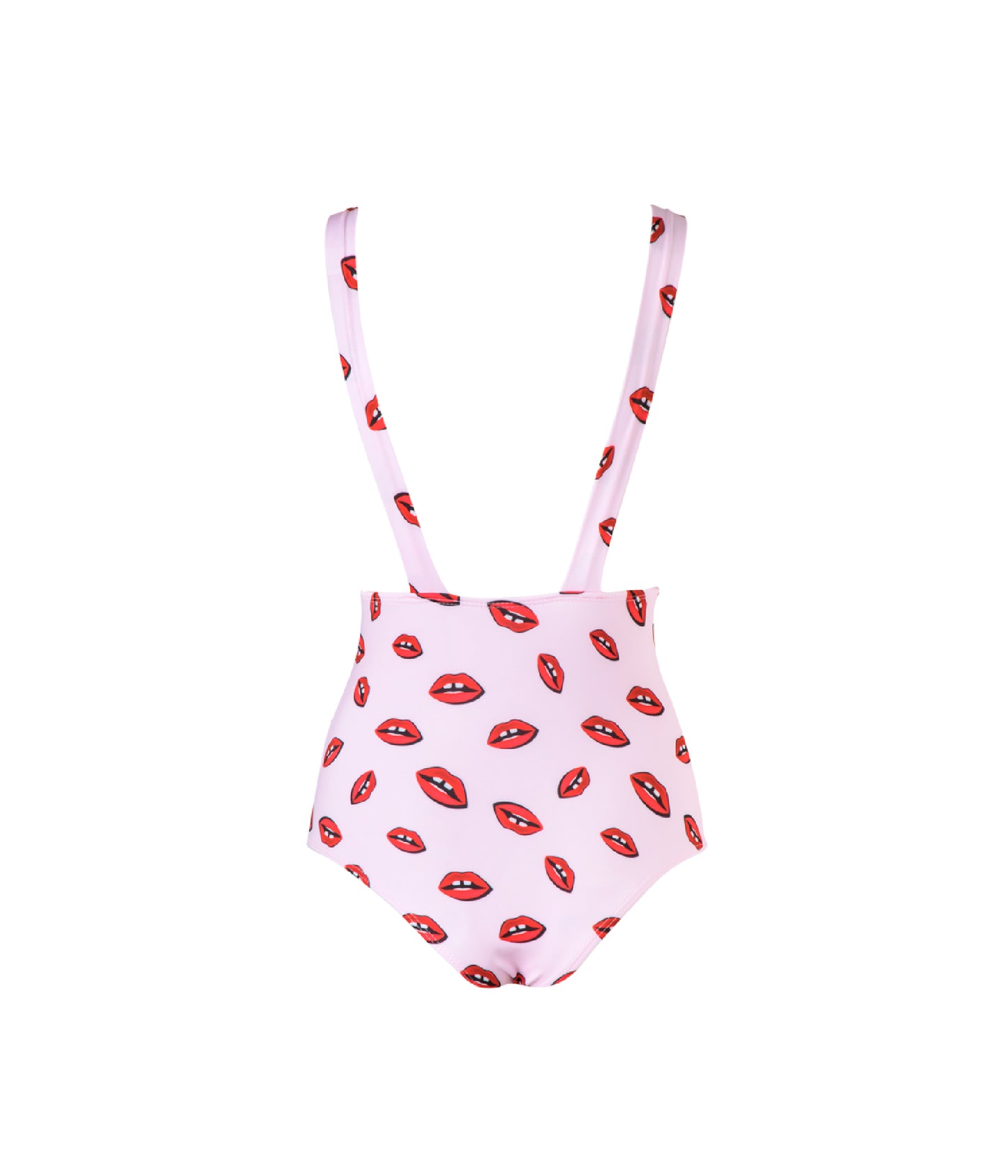 Verdelimon - One Piece - Miami - Printed - Pink Lips - Back
