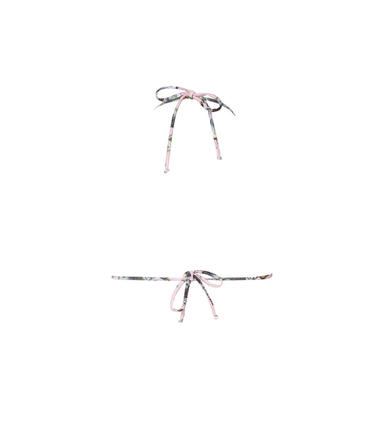 Verdelimon - Bikini Top - Moa - Printed - Pink Jungle - Back