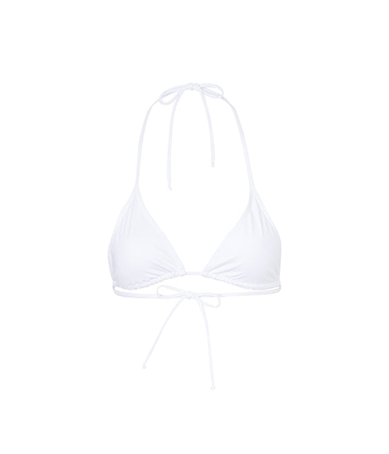 Cargar imagen en el visor de la galería, Verdelimon - Bikini Top - Moa - Printed - White - Front
