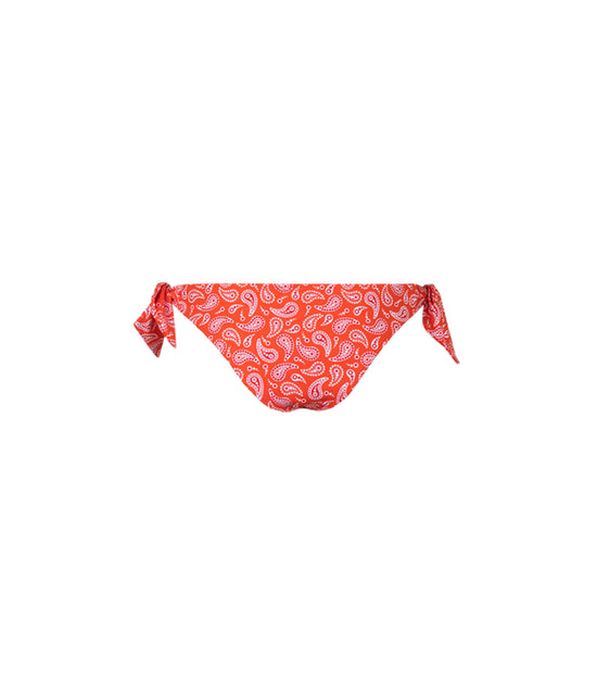 Verdelimon - Bikini Bottom - Nevada - Printed - Red Paisley - Back