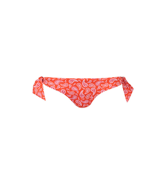 Verdelimon - Bikini Bottom - Nevada - Printed - Red Paisley - Front