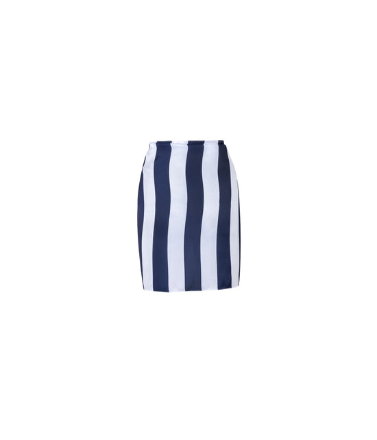 Verdelimon - Pareo Mini - Navy Stripes  - Back