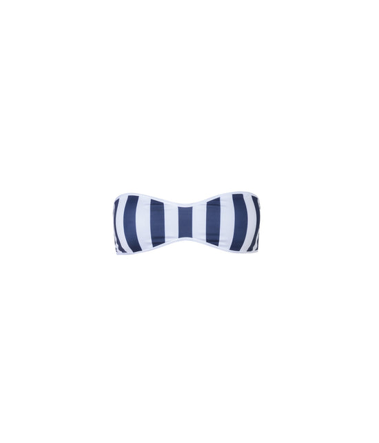 Verdelimon - Top - Posh - Navy Stripes - Front