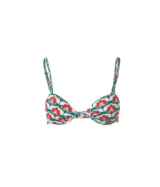 Verdelimon - Bikini Top -  Regina - Printed - Spring - Front