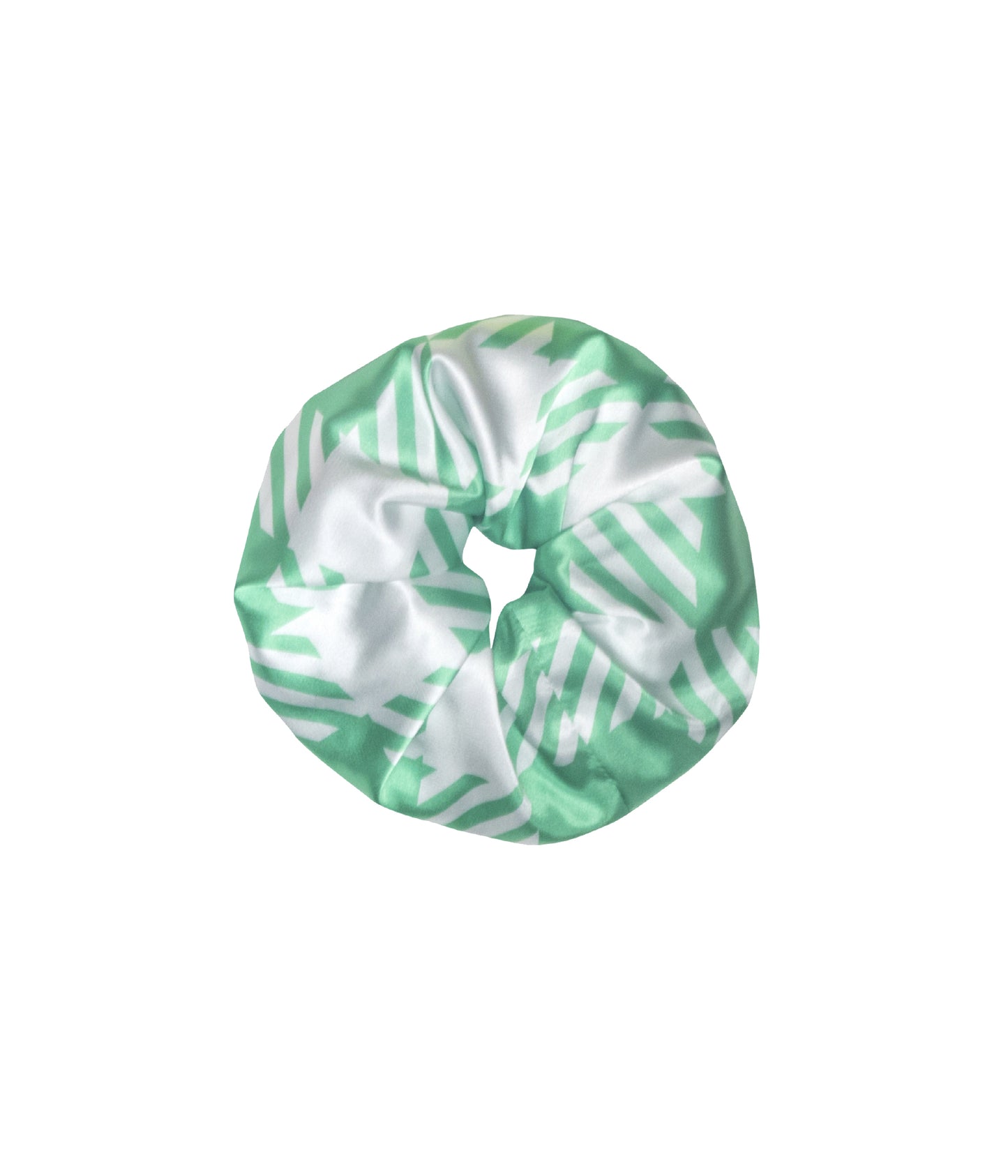 Verdelimon - Accesories - Scrunchie - Printed - Green Squares 