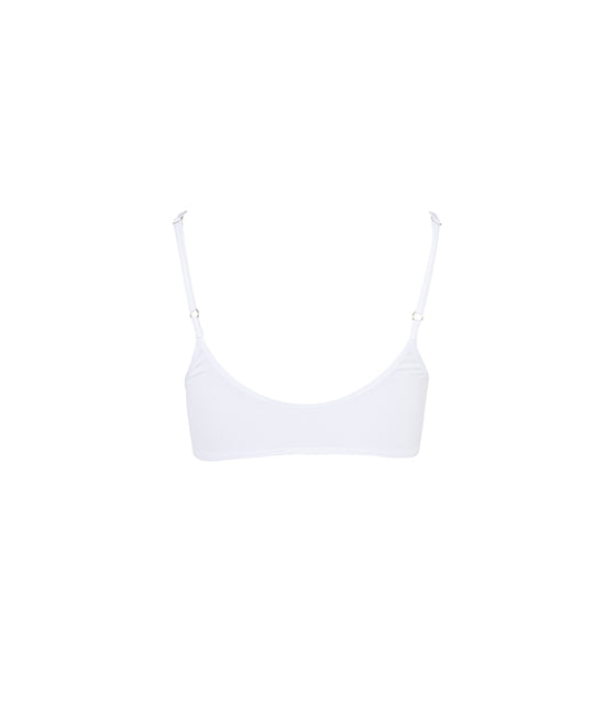 Cargar imagen en el visor de la galería, Verdelimon - Bikini Top - Sol - Printed - White - Back
