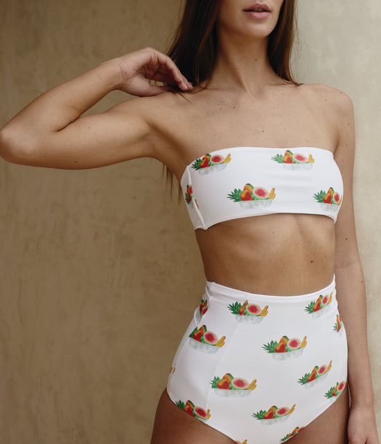 Verdelimon - Bikini Bottom - Tottori - Printed - Salmon Cocos - 1