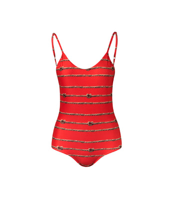 Verdelimon - One Piece - Tulum - Printed - Front
