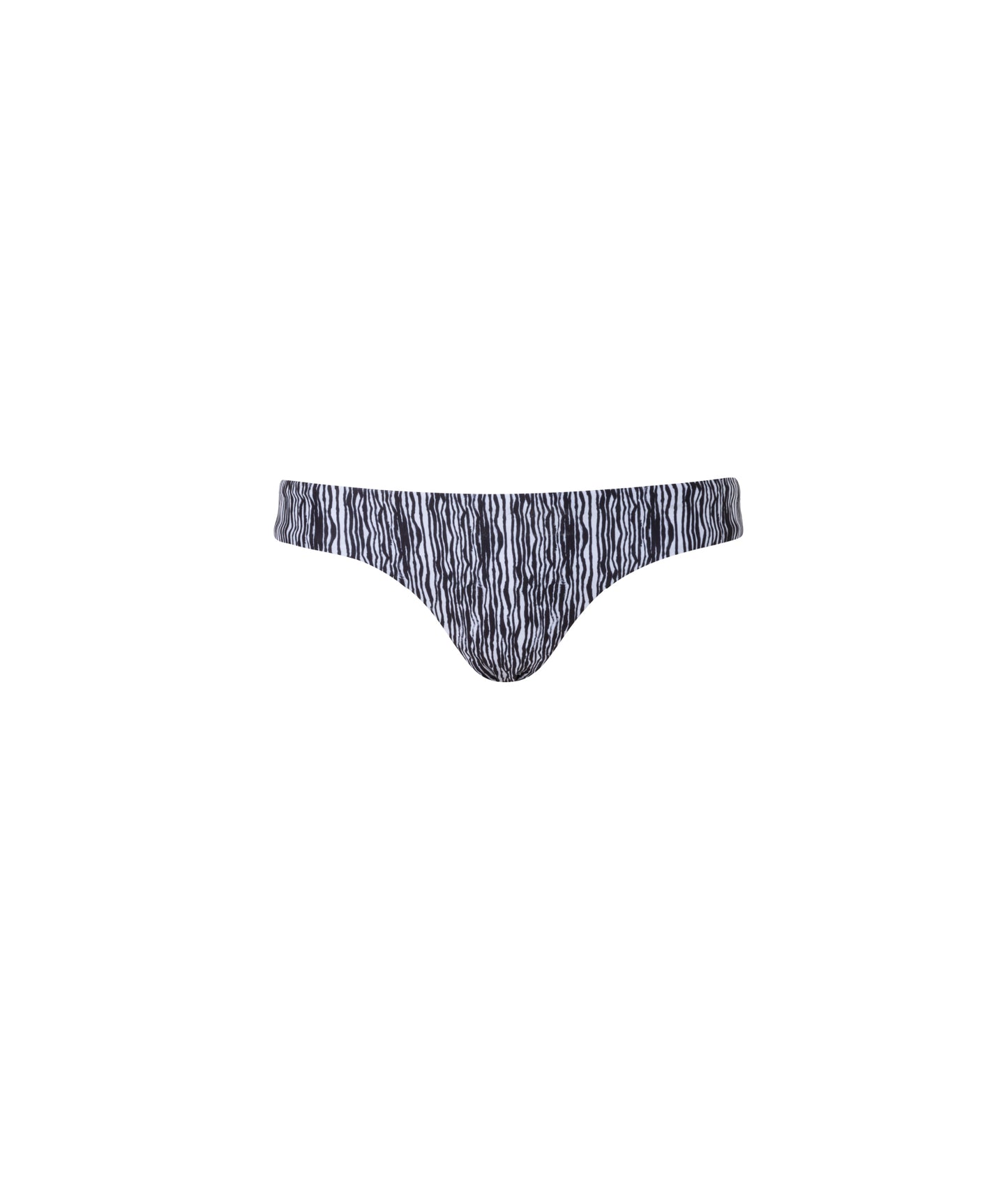 Cargar imagen en el visor de la galería, Verdelimon - Bikini Bottom - Tunas - Printed - Black &amp;amp; White Lines - Front
