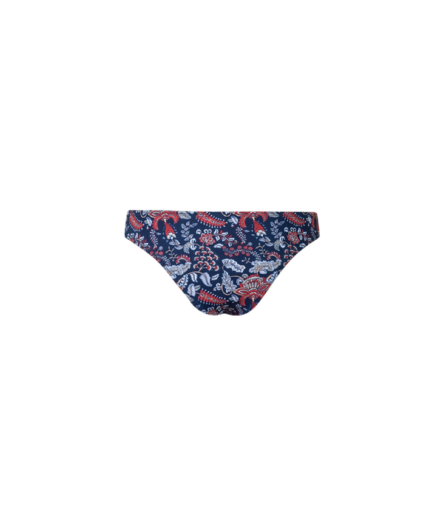 Verdelimon - Bikini Bottom - Tunas - Printed - Blue Floral - Back